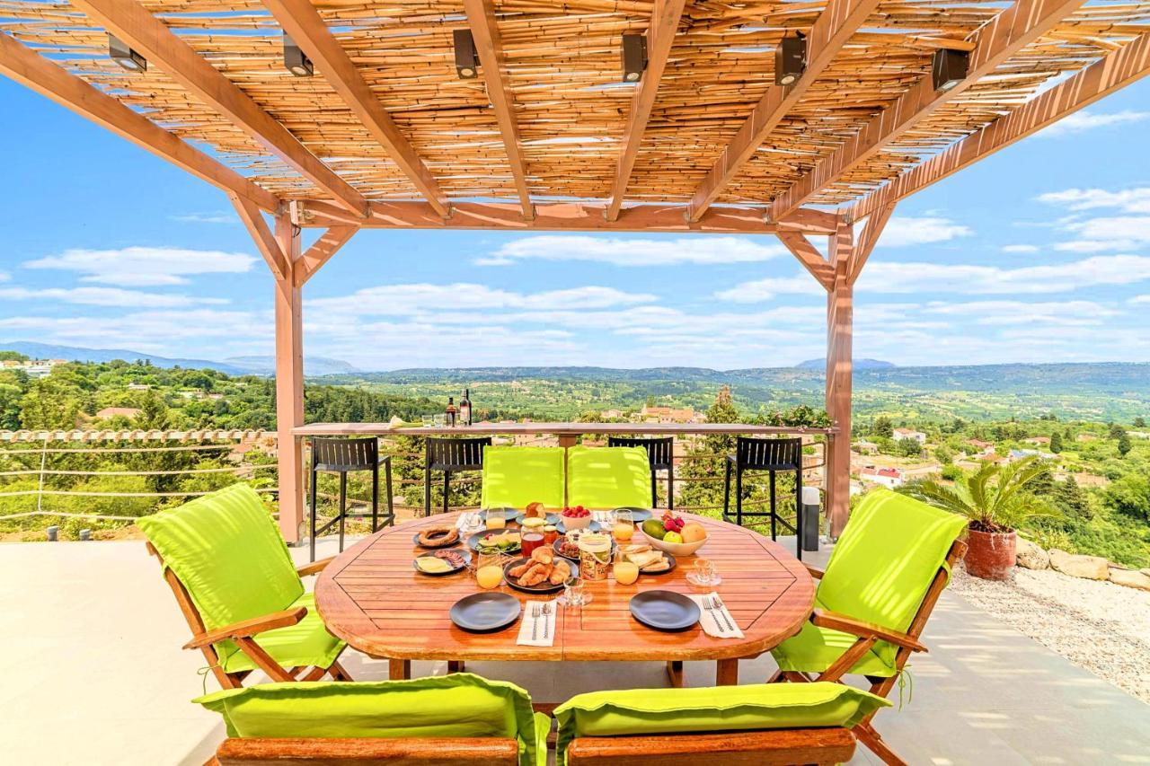 Villa Vardis Heated Pool Vryses ภายนอก รูปภาพ