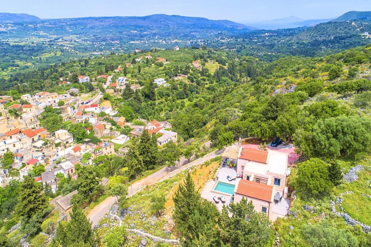 Villa Vardis Heated Pool Vryses ภายนอก รูปภาพ