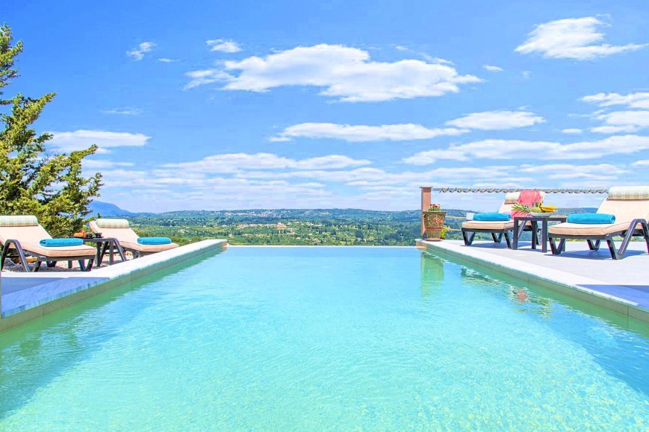 Villa Vardis Heated Pool Vryses ภายนอก รูปภาพ