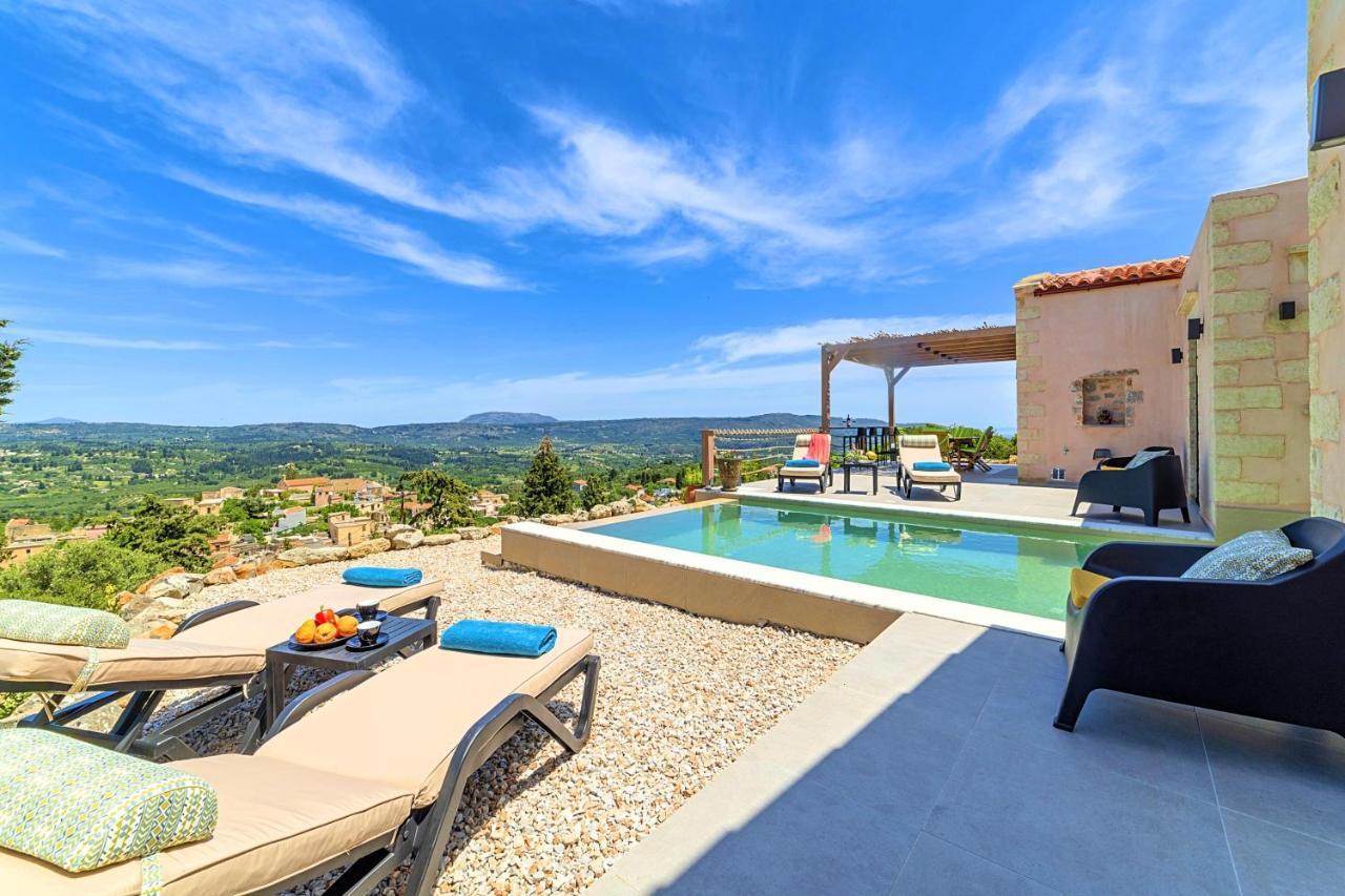 Villa Vardis Heated Pool Vryses ภายนอก รูปภาพ