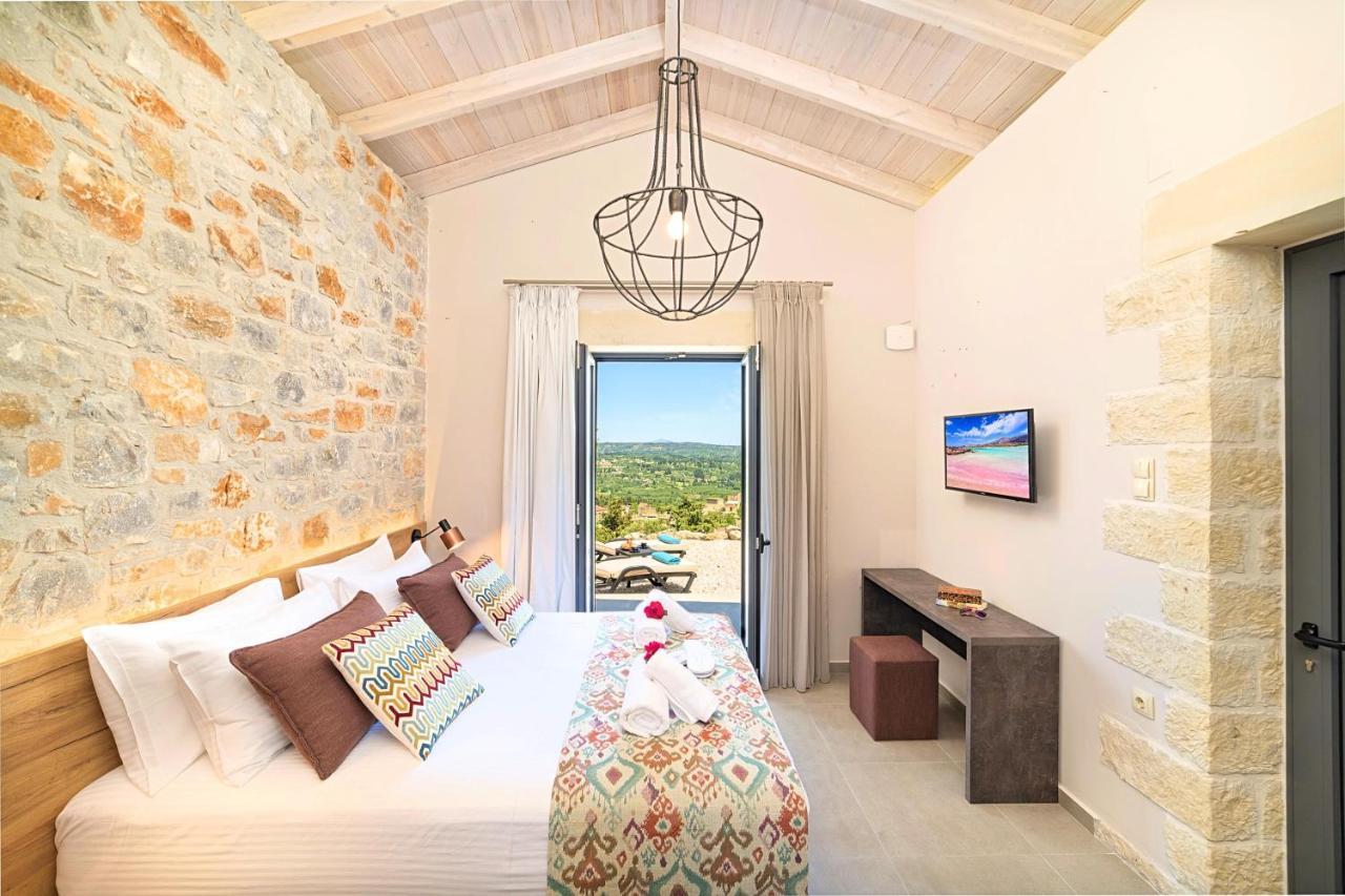 Villa Vardis Heated Pool Vryses ภายนอก รูปภาพ